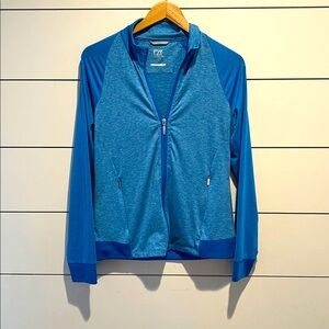 Cutter & Buck CB dry Tec teal lightweight jacket 50 UPF